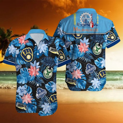 Milwaukee All Over Printed Hawaiian Shirt For Fans