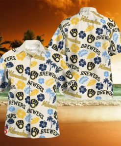 Milwaukee Brewers Hawaiian Shirt And Shorts Inspired By Brewers Hawaiian Shirt