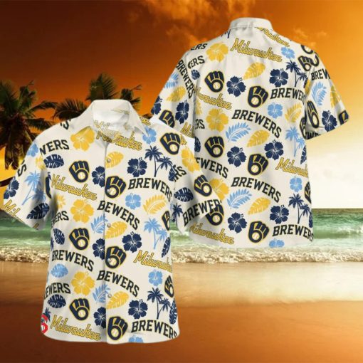 Milwaukee Brewers Hawaiian Shirt And Shorts Inspired By Brewers Hawaiian Shirt