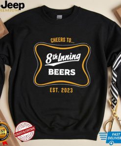 Milwaukee Brewers cheers to 8th Inning Beers 2023 logo shirt