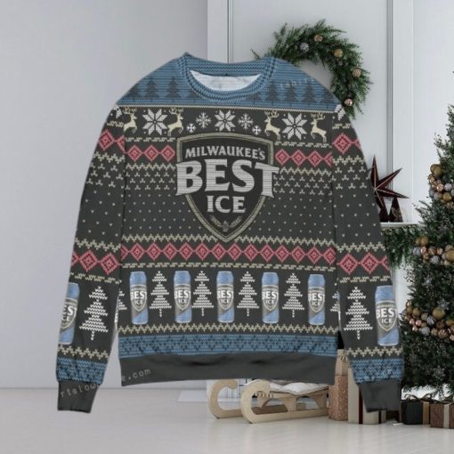 Milwaukee Is Best Ice Beer Snowflake Ugly Sweater Party