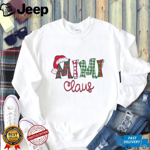 Mimi Claus Christmas and Grandkids Shirt