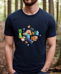 Minecraft Run Away Unisex Shirt