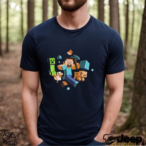 Minecraft Run Away Unisex Shirt