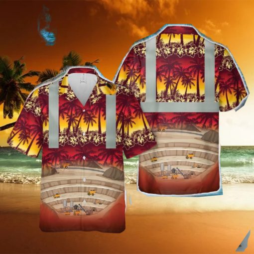 Mining Tropical Hawaiian Shirt