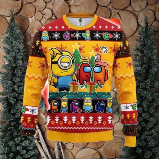 Minion Among Us Funny Ugly Christmas Sweater Amazing Gift Men And Women Christmas Gift