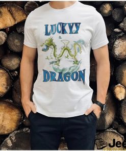 Minji And Hyein Wearing Lucky Blue Dragon T shirt