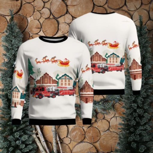 Minneapolis Fire Department Aop Christmas Ugly Sweater 3D