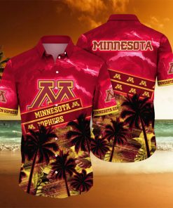 Minnesota Golden Gophers NCAA Hawaiian Shirt Hot Days Aloha Shirt