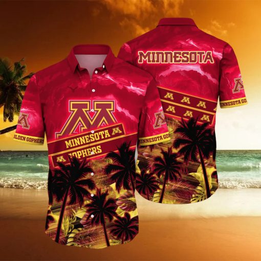 Minnesota Golden Gophers NCAA Hawaiian Shirt Hot Days Aloha Shirt