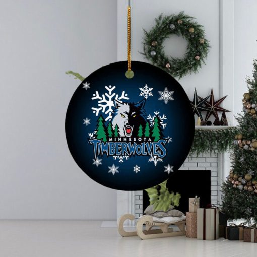 Minnesota Timberwolves NBA Custom Namer 2023 Holiday Chritmas Decorations Ornament