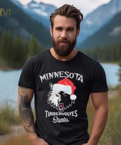 Minnesota Timberwolves Santa Hat Christmas Shirt