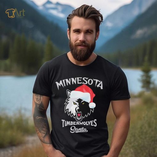 Minnesota Timberwolves Santa Hat Christmas Shirt