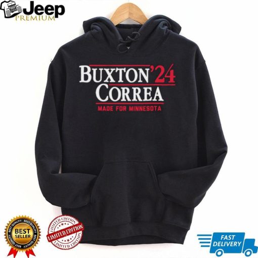 Minnesota Twins Byron Buxton and Carlos Correa 2024 made for Minnesota shirt