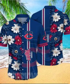 Minnesota Twins MLB Floral All Over Printed Classic Hawaiian Shirt