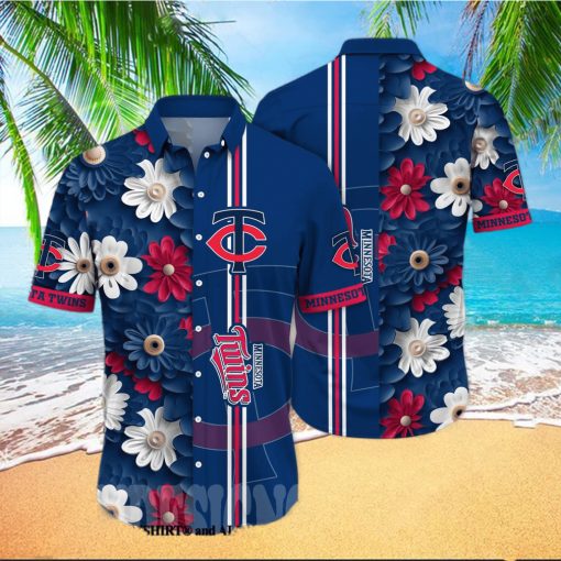 Minnesota Twins MLB Floral All Over Printed Classic Hawaiian Shirt