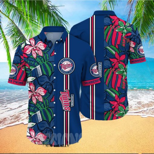 Minnesota Twins MLB Floral Full Printing Hawaiian Shirt