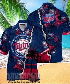 Minnesota Twins MLB Floral Tropical All Over Printed Classic Hawaiian Shirt