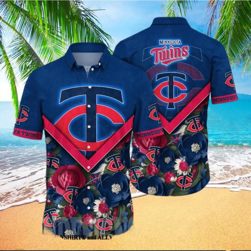 Minnesota Twins MLB Flower All Over Print Classic Hawaiian Shirt