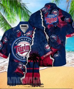 Minnesota Twins MLB Flower Full Print Hawaiian Shirt