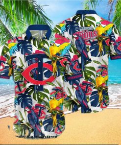 Minnesota Twins MLB Flower Unisex Hawaiian Shirt