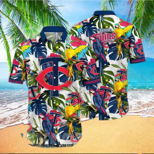 Minnesota Twins MLB Flower Unisex Hawaiian Shirt