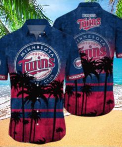 Minnesota Twins MLB Logo Coconut Tropical Hawaiian Shirt Beach Gift For Fans