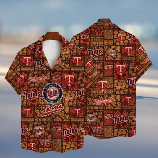 Minnesota Twins Major League Baseball 3D Print Hawaiian Shirt