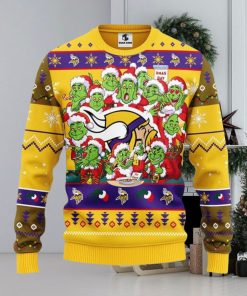 Minnesota Vikings 12 Grinch Xmas Day Xmas Ugly Christmas Sweater Best Christmas Gift Ideas