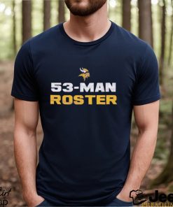 Minnesota Vikings 53 Man Roster Shirt