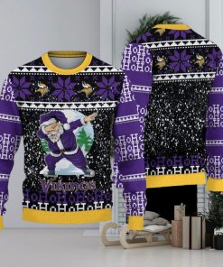 Minnesota Vikings Christmas Santa Claus Ugly Sweater For Men Women