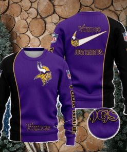 Minnesota Vikings NFL Just Hate Us Personalized For Fans Sweater New