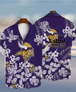 Minnesota Vikings National Football League 3D AOP Hawaiian Shirt