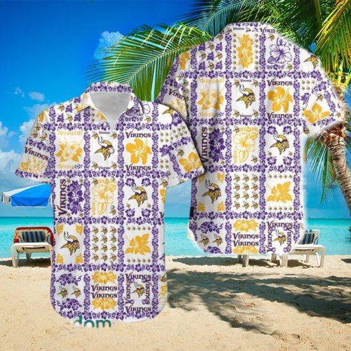 Minnesota Vikings New Hawaiian Shirt And Short For Men Gift, Short Beach For Family Christmas