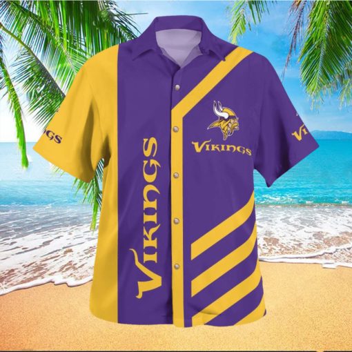 Minnesota Vikings Summer 3D Hawaiian Shirt Best For Fans Beach Gift For Men And Women