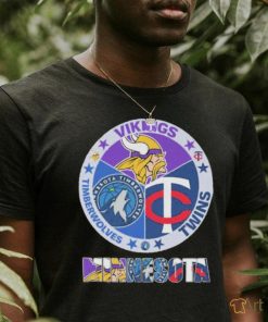 Minnesota Vikings Twins And Timberwolves City Champions Shirt