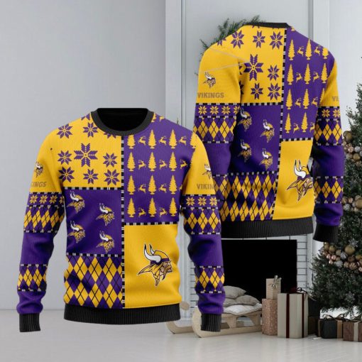 Minnesota Vikings Ugly Christmas Sweater Perfect Holiday Gift