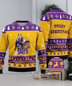 Minnesota Vikings – Harrison Smith Merry Xmas Ugly Christmas Sweater