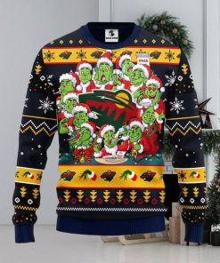 Minnesota Wild 12 Grinch Xmas Day Xmas Ugly Christmas Sweater Best Christmas Gift Ideas