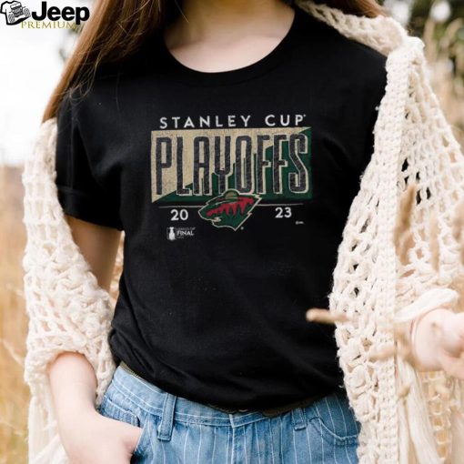 Minnesota Wild 2023 Stanley Cup Playoffs Tri Blend T Shirt