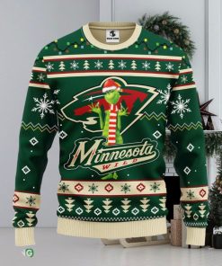 Minnesota Wild Funny Grinch Xmas Ugly Christmas Sweater Best Christmas Gift Ideas