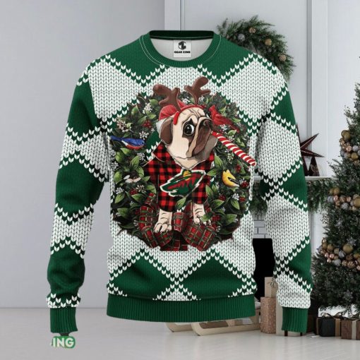 Minnesota Wild Pub Dog Xmas Ugly Christmas Sweater Best Christmas Gift Ideas