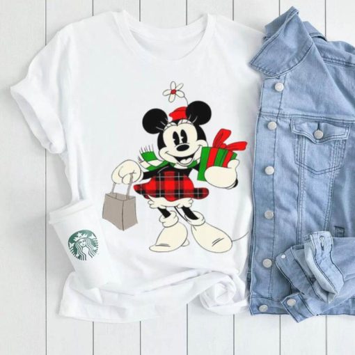 Minnie Mouse Christmas Shirt, Gift For Friend Shirt, Minnie Mouse Holiday Shirt