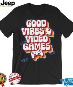 Mirandalorian Merch Good Vibes & Video Games Retro Shirt