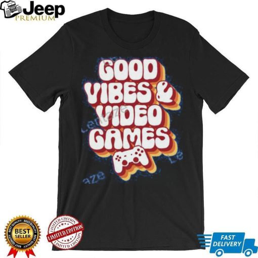 Mirandalorian Merch Good Vibes & Video Games Retro Shirt