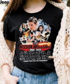 Mission Impossible 1966 2023 Thank You For The Memories Signatures Shirt