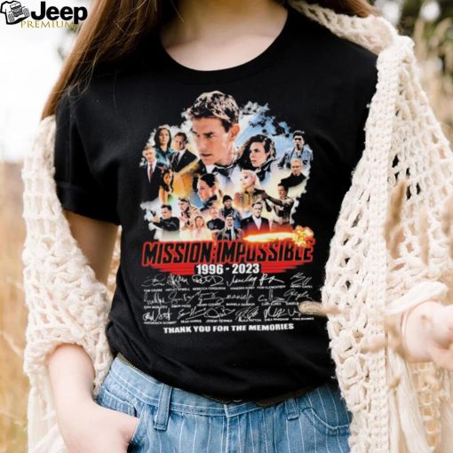 Mission Impossible 1966 2023 Thank You For The Memories Signatures Shirt