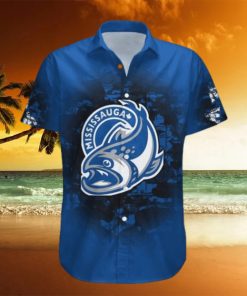 Mississauga Steelheads Hawaii Shirt Set Camouflage Vintage Ca Hockey