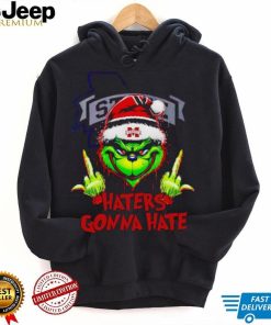 Mississippi State Bulldogs Grinch middle finger haters gonna hate shirt