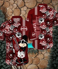 Mississippi State Bulldogs Hawaiian Shirt Mickey Love Surfing Trending Summer Gift